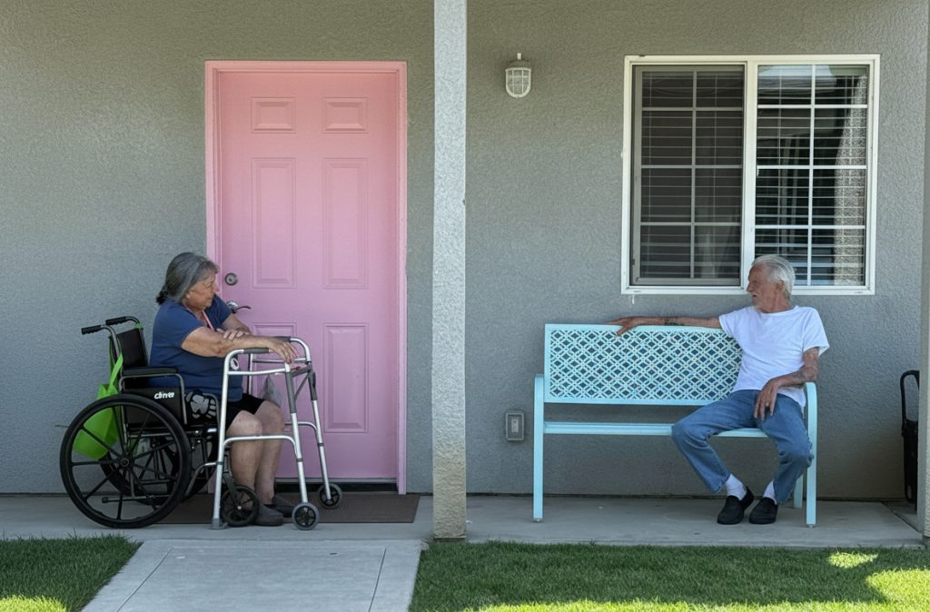 A member of the Helping Hands Senior Care team